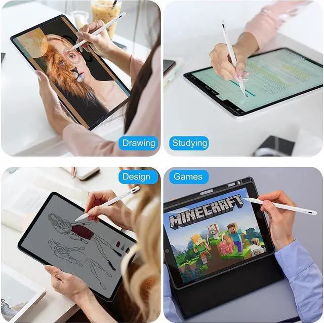 Alt view image 7 of 7 - BONAEVER Stylus Pen for iPad with Palm Rejection - Apple Pencil for iPad 10/9th GenCompatible with iPad Pro 11&12.9 inch iPad Mini 6th/5th iPad Air 3/4/5 iPad 6/7/8th Gen - Perfect for Writing Drawing