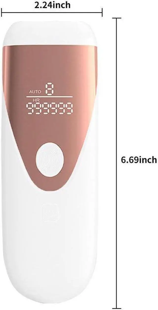 Alt view image 6 of 7 - BONAEVER Electric Epilator Permanent Epilator Hair Removal Electric Painless Threading Whole Body Hair Remover for Face Armpits Legs Bikini Line Rated at 999900 Flashes