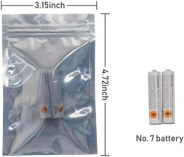 Alt view image 7 of 7 - BONAEVER Hard Drive Anti Standatic Resealable Bags 100pcs Assorted Sizes Suit for All Types of HDD SSD ESD Shielding Bags for Desktop Laptop PC Accessories Electronic Devices