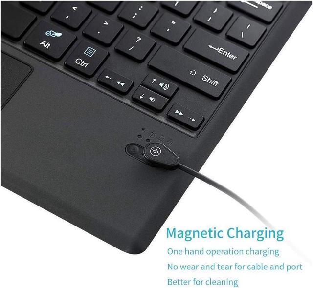 Alt view image 4 of 7 - Microsoft Surface Pro 7 / Pro 6 / Surface Pro 5 / Pro 4 / Pro 3 Type Cover Case Ultra-Slim Portable Wireless Bluetooth Keyboard with Trackpad for Surface Pro 7 / Pro 6 / Surface Pro 5 / Pro 4 / Pro 3