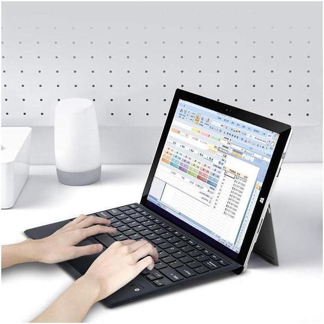 Alt view image 6 of 7 - Microsoft Surface Pro 7 / Pro 6 / Surface Pro 5 / Pro 4 / Pro 3 Type Cover Case Ultra-Slim Portable Wireless Bluetooth Keyboard with Trackpad for Surface Pro 7 / Pro 6 / Surface Pro 5 / Pro 4 / Pro 3