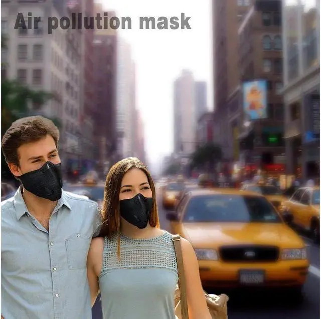 Alt view image 6 of 7 - BONAEVER Allergy Mask Anti Pollution Mask Respirator Pollen Mask with Activated Carbon Dust Mask Anti Allergy Woodworking Dust Mask Running Mask Anti Fume Mask máscara anti polvo - Washable Reusable