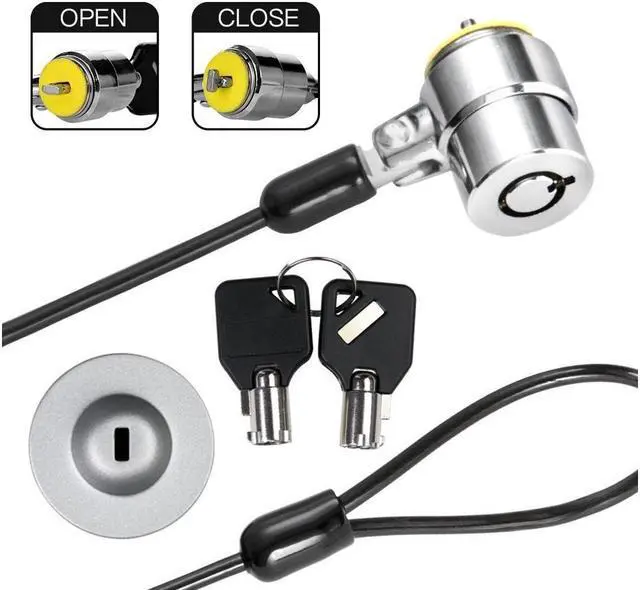 Alt view image 3 of 7 - BONAEVER Cable Lock Security Lock Cable Combination Lock Anti-Theft Cable Combination Lock for Smartphone/Laptop/MacBook/iPad/iPhone/ s Lock Security Lock
