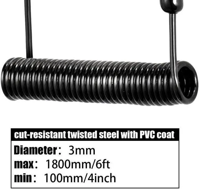 Alt view image 4 of 7 - BONAEVER Cable Lock Security Lock Cable Combination Lock Anti-Theft Cable Combination Lock for Smartphone/Laptop/MacBook/iPad/iPhone/ s Lock Security Lock