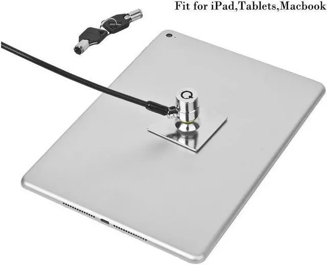 Alt view image 6 of 7 - Laptop Cable Lock Hardware Security Cable Lock Anti Theft Combination Lock for iPad Tablet Laptop MacBook Dell HP Lenovo Kindle Surface Samsung Android and All Other Notebooks and Tablets