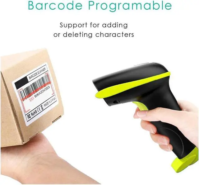 Alt view image 6 of 7 - BONAEVER USB Barcode Scanner with Stand Automatic Sensing 1D Hand Held Wired Laser Bar Code Reader Portable H Bar Code Scanner Fast Auto Scan for Warehouse Retail Standore Library Supermarket POS