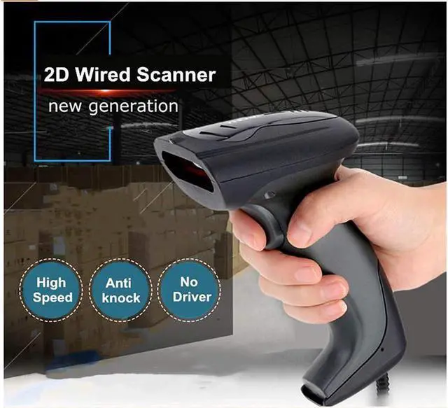 Alt view image 7 of 7 - BONAEVER 2-in-1 USB Wired & 2.4G Wireless Barcode Scanner CMOS Image Barcode Reader 1D 2D QR PDF417 Data Matrix Code Scanner Cordless Barcode Scanner for Supermarket Retail Warehouse Library