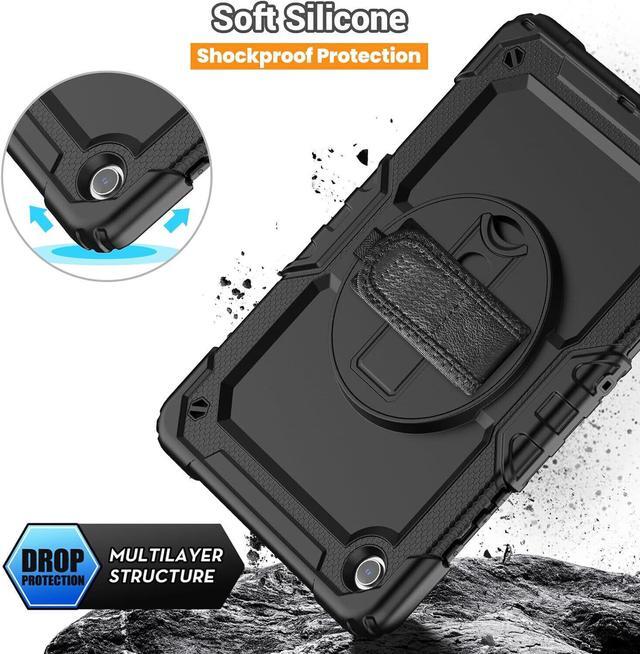 Alt view image 5 of 7 - BONAEVER Case for Samsung Galaxy Tab A9 Plus 11 Inch 2023 SM-X210/X216/X218 with Screen Protector Shockproof Cover with Pen Holder Stand and Shoulder Strap Stylus Pen