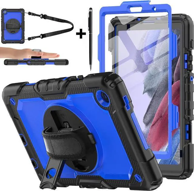 Main image of BONAEVER Case for Samsung Galaxy Tab A7 Lite 8.7 inch 2021 SM-T220/T225/T227 with Screen Protector Pencil Holder Durable Protective Cover with Stand and Shoulder Strap Stylus Pen