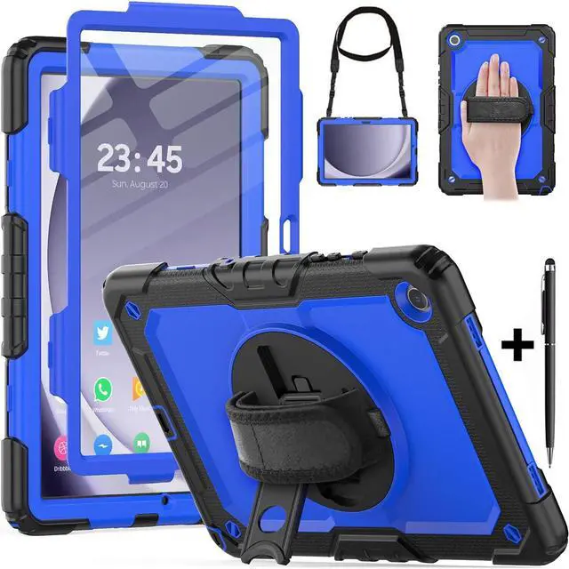 Main image of BONAEVER Case for Samsung Galaxy Tab A9 Plus 11 Inch 2023 SM-X210/X216/X218 with Screen Protector Shockproof Cover with Pen Holder Stand and Shoulder Strap Stylus Pen