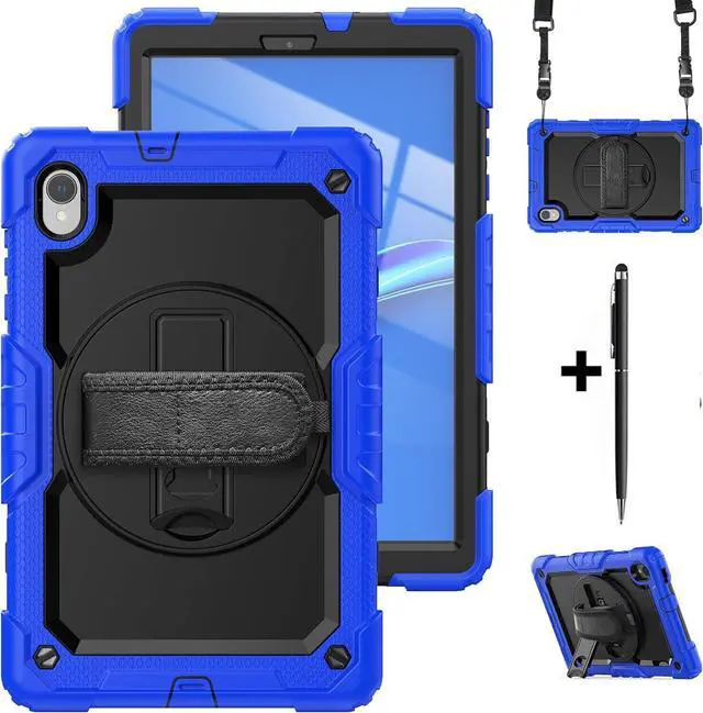 Main image of BONAEVER Case for Lenovo Tab M10 HD 2nd Generation 10.1 Inch 2020 TB-X306F TB-X306X with Screen Protector Shockproof Protective Cover with Pen Holder Stand and Shoulder Strap Stylus Pen