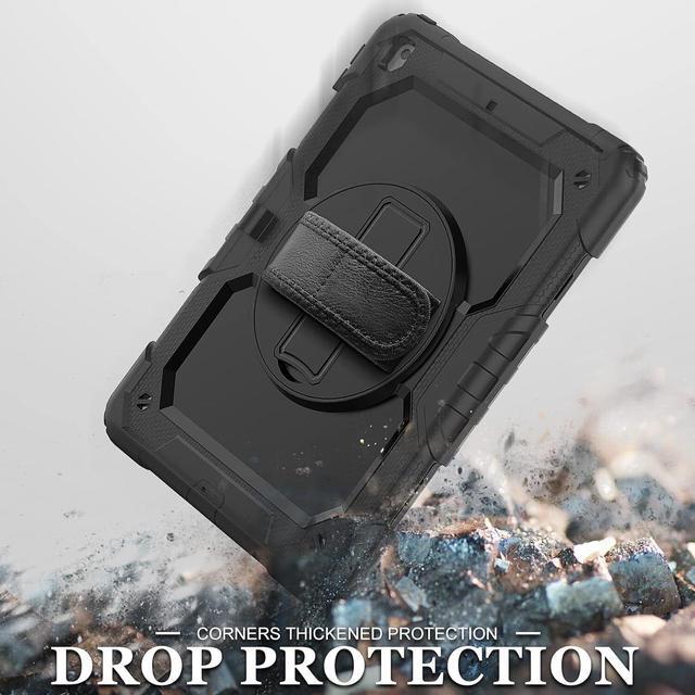 Alt view image 5 of 7 - BONAEVER Protective Case for iPad 10.2 inch 2021 2020 2019 Shockproof Cover with Screen Protector Pencil Holder Stand and Shoulder Strap Stylus Pen