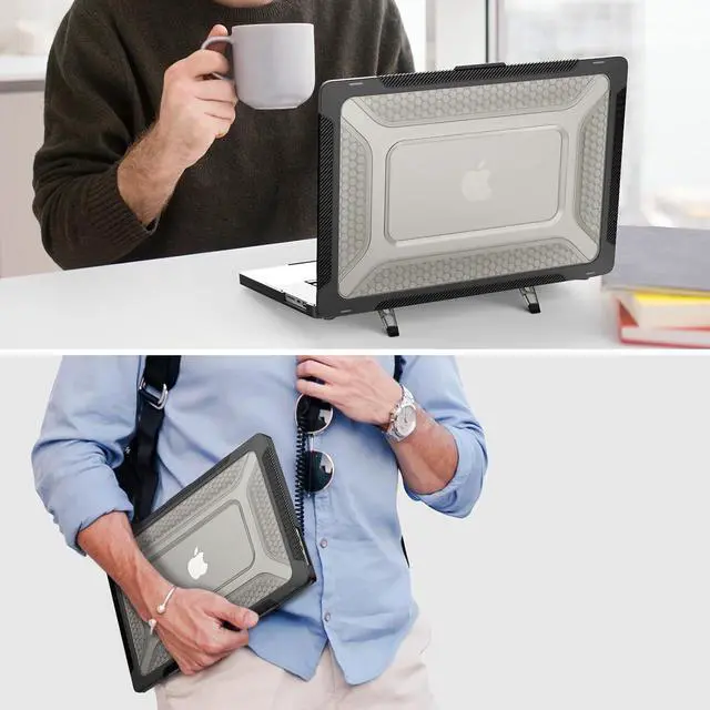 Alt view image 7 of 7 - BONAEVER For MacBook Pro 16 inch Case 2023 2022 2021 Release M3 A2991 M2 A2780 M1 A2485 Pro Max Chip Plastic Hard Shell Cover with Keybaord Cover & Screen Protector & Type C Adapter