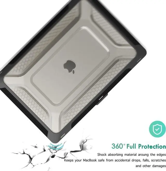 Alt view image 5 of 7 - BONAEVER For MacBook Pro 16 Inch Case A2141 Release 2020 2019 Plastic Hard Shell Cover with Keybaord Cover & Screen Protector & Type C Adapter