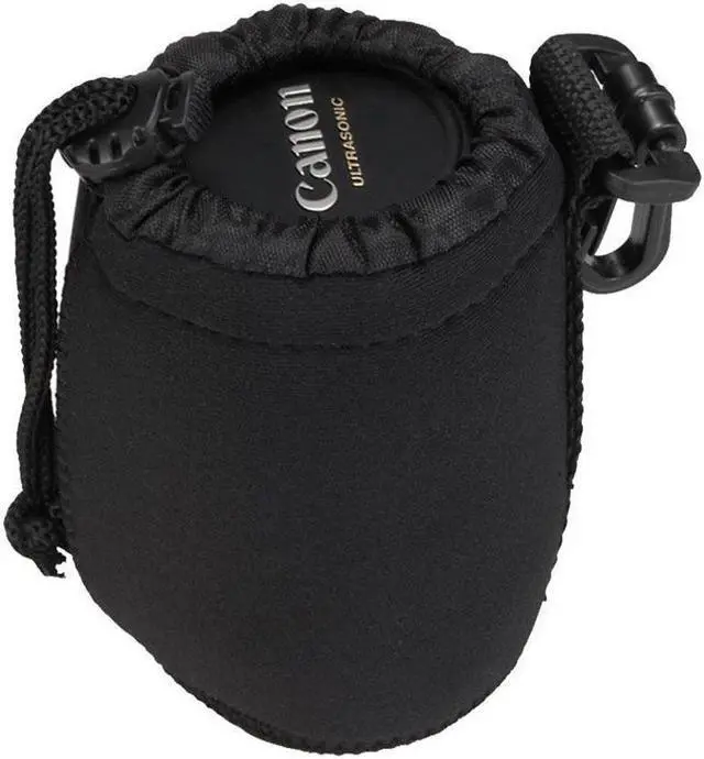 Alt view image 4 of 7 - 4X Lens Pouch Set Lens Case Bag for Canon Nikon Sony Panasonic Pentax Olympus Fuji Leica Sigma Tamron DSLR Camera Lens - Size: Small, Medium, Large and Extra Large