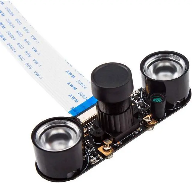 Alt view image 5 of 7 - Camera Module for Raspberry Pi 4 with 5MP Video Webcam Night Vision Compatible with Raspberry Pi 3 B+ 3B 2 Model B B+