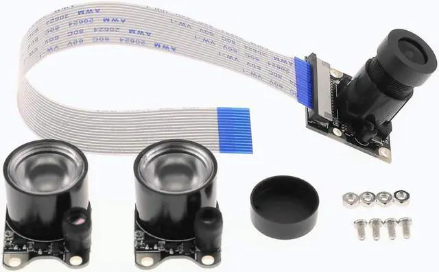 Alt view image 4 of 5 - Camera Module for Raspberry Pi 4B 5MP 1080p OV5647 Video Webcam Night Vision Compatible with Raspberry Pi 4B 3B+ 3B 2B