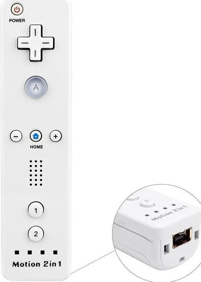 Alt view image 3 of 7 - Wii Remote Plus and Nunchuck Controller with Silicone Case and Wrist Strap - (3rd-Party Product)