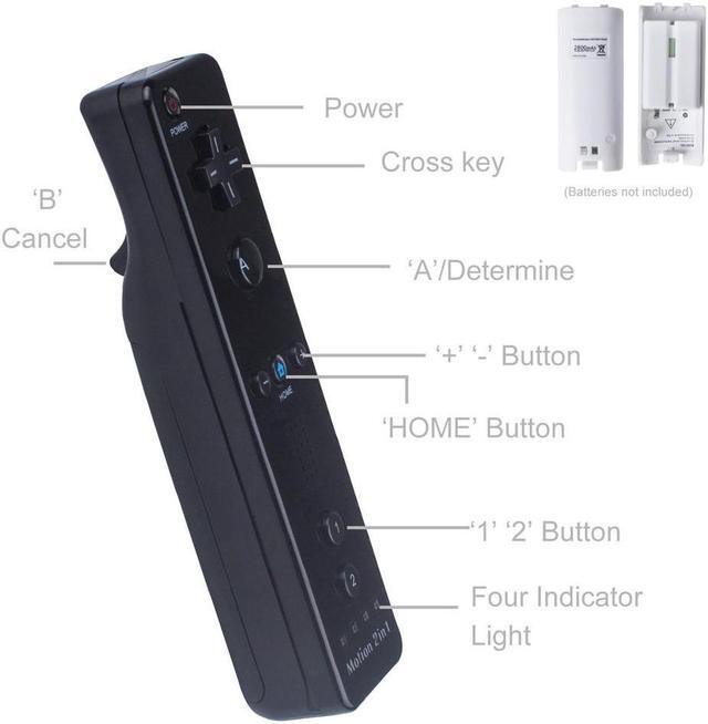 Alt view image 4 of 7 - Wii Remote Plus and Nunchuck Controller with Silicone Case and Wrist Strap - (3rd-Party Product)