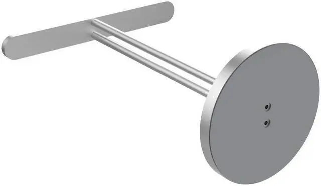 Alt view image 6 of 7 - Dual Aluminum Headphones Stand Holder, Showcase Multi Headphones with Solid Heavy Base, Compatible with Gaming Headsets and Wireless Headphone Silver