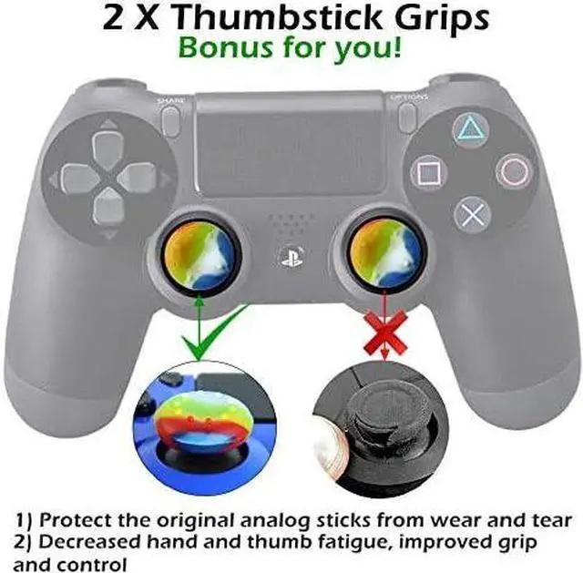 Alt view image 5 of 7 - 2 Pack 10ft PS4 Controller Charging Cable, Play and Charger Data Sync Cord for Sony Playstation 4/ PS4 Pro/ PS4 Slim/ PS4 Controllers, Microsoft Xbox One X/One S/One Elite/One Controllers