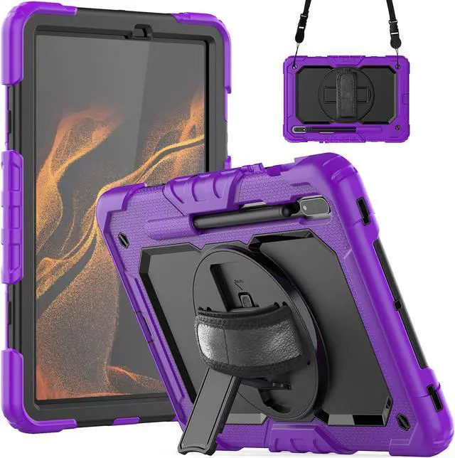 Main image of BONAEVER For Galaxy Tab S8 2022 / Tab S7 2020 11 Inch Case (SM-X700/706/T870/T875) with S Pen Holder Rugged Shockproof Rotating Stand and Protective Cover for Galaxy Tab S8 / S7 11"