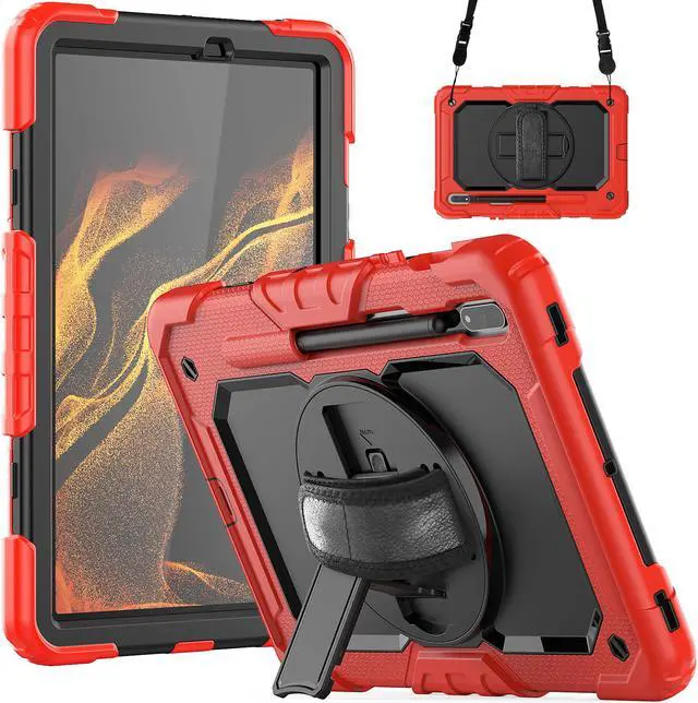 Main image of BONAEVER For Galaxy Tab S8 2022 / Tab S7 2020 11 Inch Case (SM-X700/706/T870/T875) with S Pen Holder Rugged Shockproof Rotating Stand and Protective Cover for Galaxy Tab S8 / S7 11"