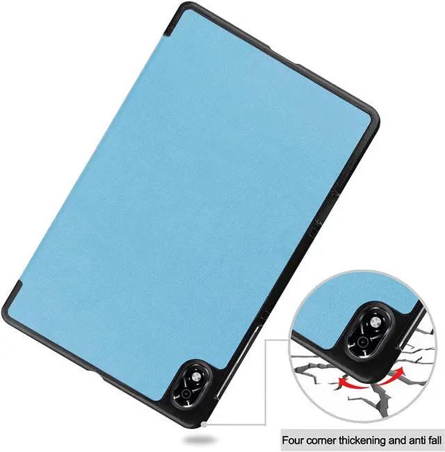 Alt view image 4 of 7 - BONAEVER Case for Lenovo Legion Y700 8.8 inch TB-9707F Tri Fold Slim Hard Shell Protective Smart Cover with Stand for Lenovo Legion Y700