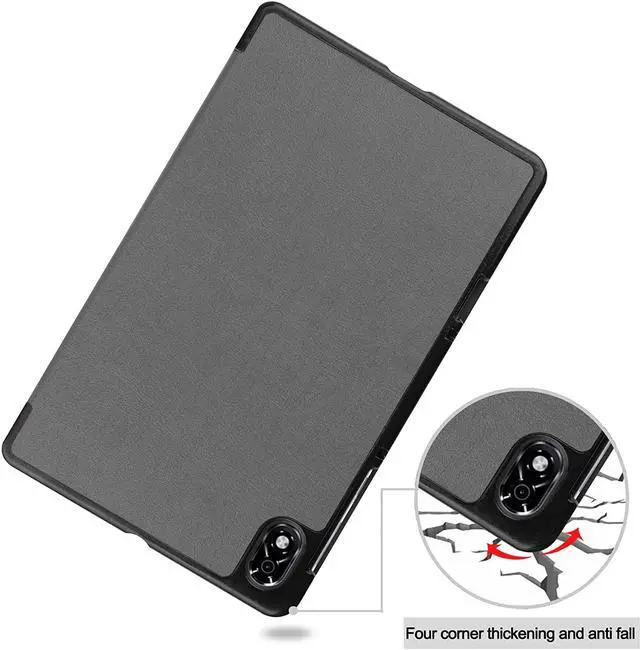 Alt view image 2 of 7 - BONAEVER Case for Lenovo Legion Y700 8.8 inch TB-9707F Tri Fold Slim Hard Shell Protective Smart Cover with Stand for Lenovo Legion Y700