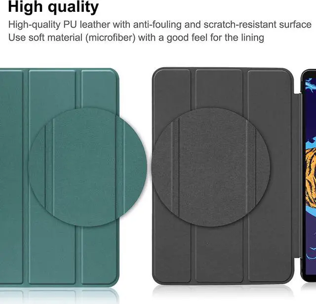 Alt view image 4 of 7 - BONAEVER Case for Lenovo Legion Y700 8.8 inch TB-9707F Tri Fold Slim Hard Shell Protective Smart Cover with Stand for Lenovo Legion Y700