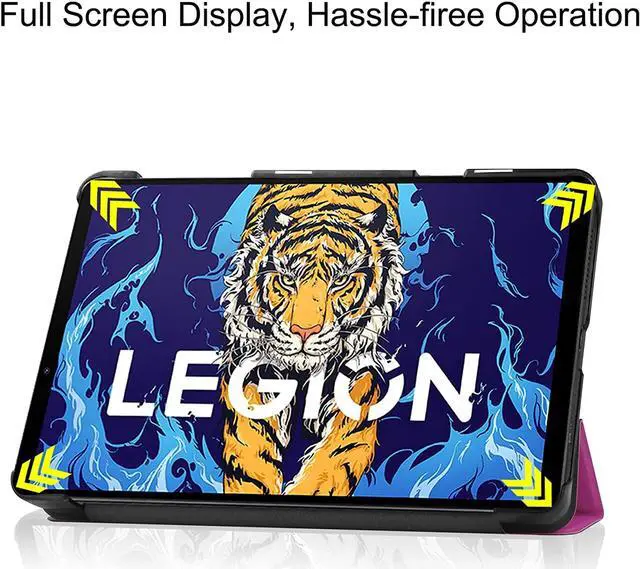 Alt view image 3 of 7 - BONAEVER Case for Lenovo Legion Y700 8.8 inch TB-9707F Tri Fold Slim Hard Shell Protective Smart Cover with Stand for Lenovo Legion Y700