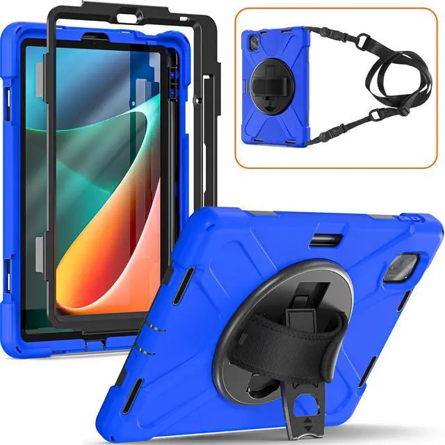 Main image of BONAEVER Case for Xiaomi Mi Pad 5 / MiPad 5 Pro 11 inch 2021 Shockproof Cover with S Pen Holder Hand Strap / Stand and Shoulder Strap