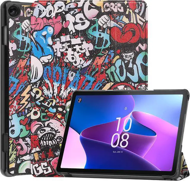 Main image of BONAEVER Case for Lenovo Tab M10 3rd Gen 10.1 inch 2022 TB-328F Slim Shell Tri-Fold Magnetic protective Stand Cover with Auto Sleep/Wake