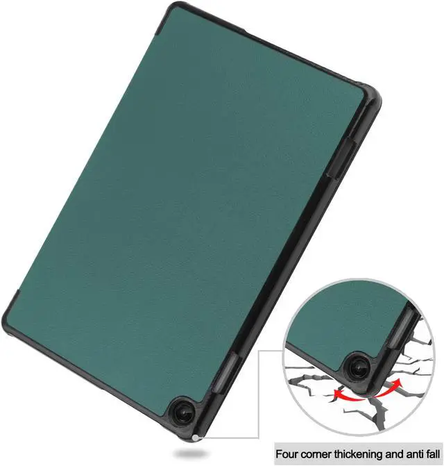 Alt view image 4 of 7 - BONAEVER Case for Lenovo Tab M10 3rd Gen 10.1 inch 2022 TB-328F Slim Shell Tri-Fold Magnetic protective Stand Cover with Auto Sleep/Wake