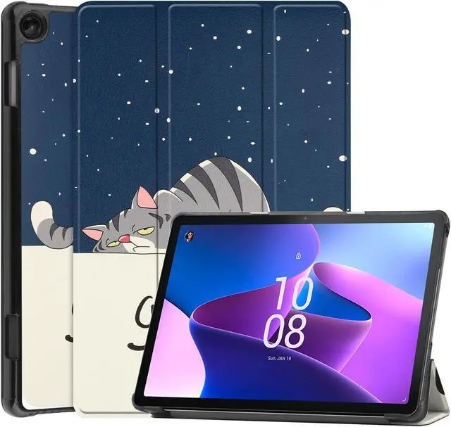 Main image of BONAEVER Case for Lenovo Tab M10 3rd Gen 10.1 inch 2022 TB-328F Slim Shell Tri-Fold Magnetic protective Stand Cover with Auto Sleep/Wake