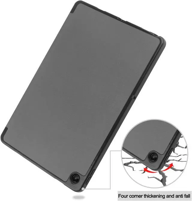 Alt view image 7 of 7 - BONAEVER For Lenovo Tab M10 Plus Case 10.6 Inch 2022 3rd Gen Slim Stand andard Back Shell Protective Smart Cover Case for Lenovo Tab M10 Plus 10.6" 2022 Release with Universal Stylus Pen