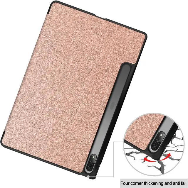 Alt view image 5 of 7 - BONAEVER Case for Lenovo Tab P12 Pro 12.6 inch 2021 Slim Shell Stand Cover with Auto Sleep Wake for Lenovo Tab P12 Pro 12.6" Model TB-Q706F TB-Q706Z