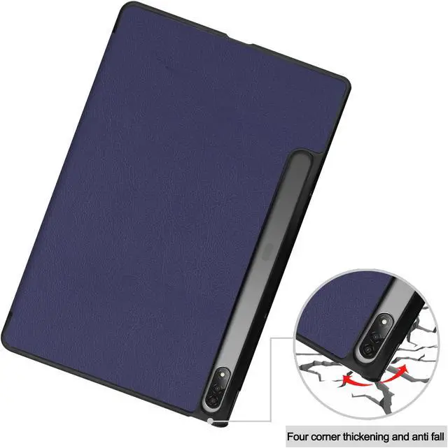 Alt view image 4 of 7 - BONAEVER Case for Lenovo Tab P12 Pro 12.6 inch 2021 Slim Shell Stand Cover with Auto Sleep Wake for Lenovo Tab P12 Pro 12.6" Model TB-Q706F TB-Q706Z