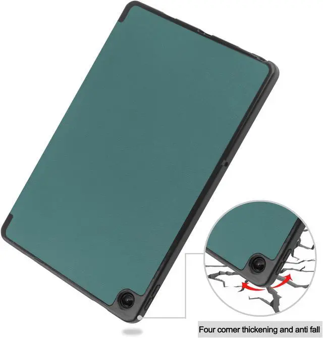 Alt view image 3 of 7 - BONAEVER For Lenovo Tab M10 Plus Case 10.6 Inch 2022 3rd Gen Slim Stand andard Back Shell Protective Smart Cover Case for Lenovo Tab M10 Plus 10.6" 2022 Release with Universal Stylus Pen