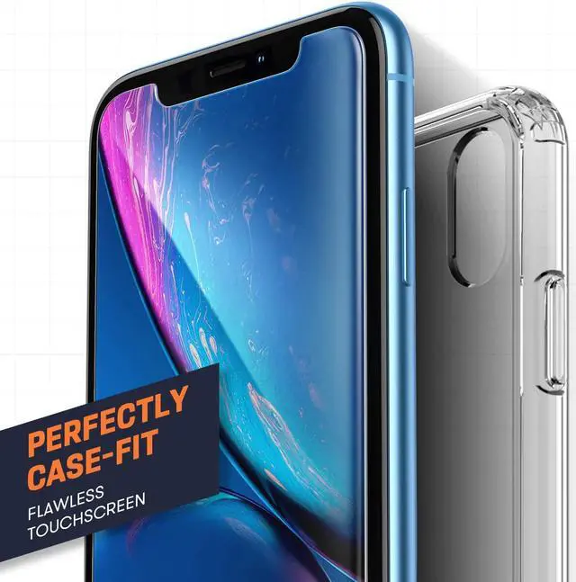 Alt view image 3 of 6 - BONAEVER 3-Pack Tempered Glass Screen Protector for iPhone 11 / iPhone XR 6.1 inch [Easy In Standallation Frame] [Full Coverage] [Bubble Free][Anti-Scratch][ Anti-Fingerprint]