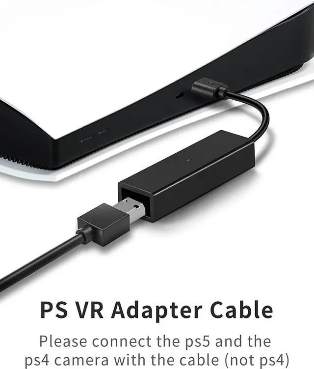 Alt view image 5 of 7 - BONAEVER PS VR Adapter Cable Camera Adapter for PS5 PS4 Play Station Camera ps4 Mini Camera Adapter for PSVR Games USB3.0 PS VR on PS5 Play Station 5 Male to Female for VR Game