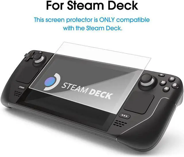 Alt view image 3 of 7 - BONAEVER 3Pcs Steam Deck Screen Protector Premium Clear Anti-Scratch Screen Protector for Steam Deck 9H HD Tempered Glass Film Compatible with Steam Deck