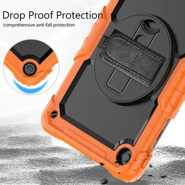 Alt view image 7 of 7 - BONAEVER Case for Lenovo Tab M10 Plus 3rd Gen 10.6 inch 2022 Model TB-125FU/TB-128FU/TB-128XU Shockproof Cover with 360 Rotating Stand /Hand Strap Screen Protector Shoulder Strap S Pen Holder