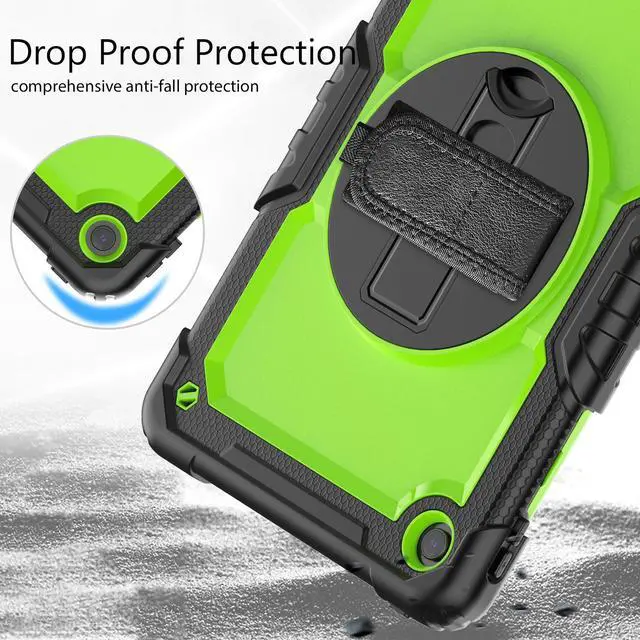 Alt view image 6 of 7 - BONAEVER Case for Lenovo Tab M10 Plus 3rd Gen 10.6 inch 2022 Model TB-125FU/TB-128FU/TB-128XU Shockproof Cover with 360 Rotating Stand /Hand Strap Screen Protector Shoulder Strap S Pen Holder