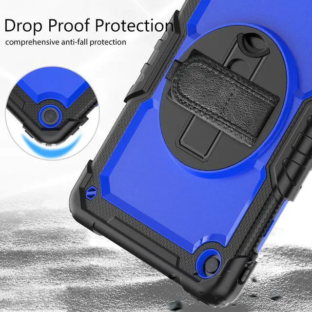 Alt view image 7 of 7 - BONAEVER Case for Lenovo Tab M10 Plus 3rd Gen 10.6 inch 2022 Model TB-125FU/TB-128FU/TB-128XU Shockproof Cover with 360 Rotating Stand /Hand Strap Screen Protector Shoulder Strap S Pen Holder