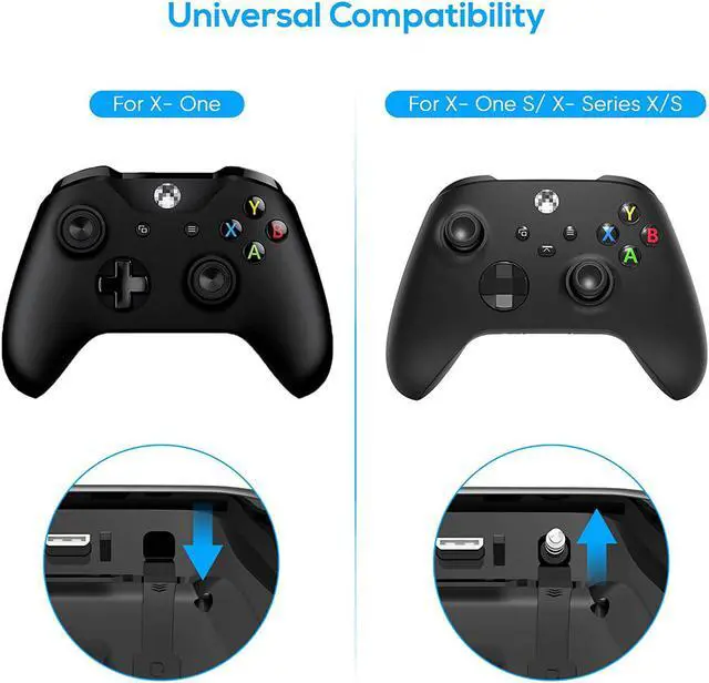 Alt view image 6 of 7 - Controller Keyboard for Xbox Series X/Series S/One/S/ Controller, MENEEA Mini Game Chatpad Keypad with Audio/3.5mm Headset Jack & 2.4Ghz Receiver Accessories for for Xbox Series X/S Game Controller