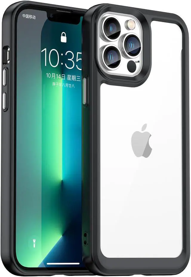 Main image of BONAEVER Case Compatible with iPhone 13 Pro Max 6.7 inch Shockproof Phone Bumper Cover Anti-Scratch Clear Back
