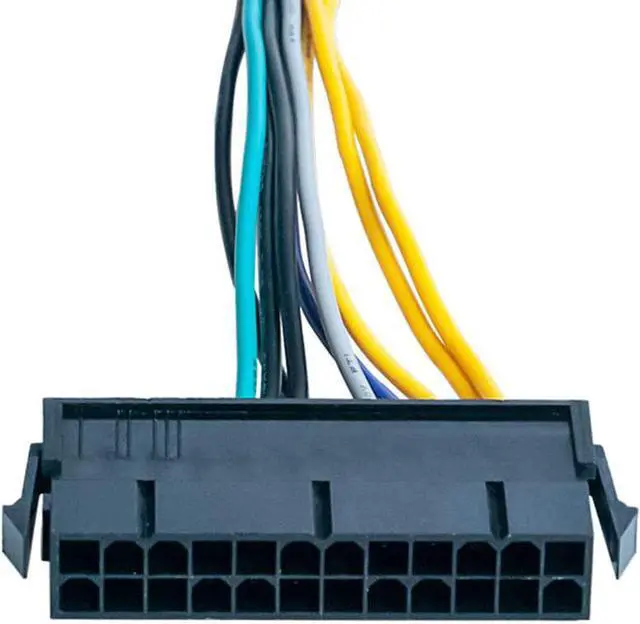 Alt view image 2 of 5 - BONAEVER Main Power 24 pin to 8 pin ATX Power Supply Adapter Cable for DELL Optiplex 3020 7020 9020 Precision T1700