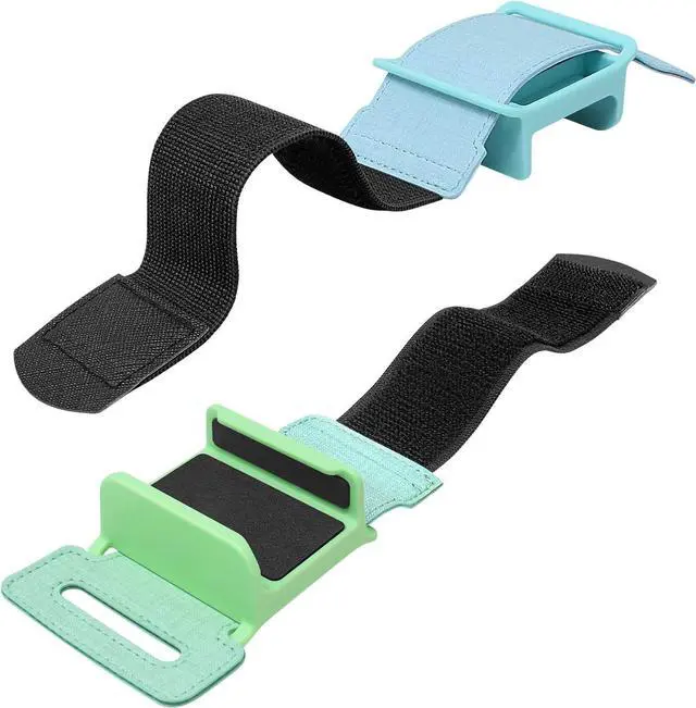 Alt view image 6 of 7 - BONAEVER Upgraded Wri Stand B s Compatible with Ju Stand Dance 2022 2021 2020 Switch Adjustable Ela Standic Dance Straps Compatible with Switch & Switch OLED Controllers 2 Pack for Kids Adults Green