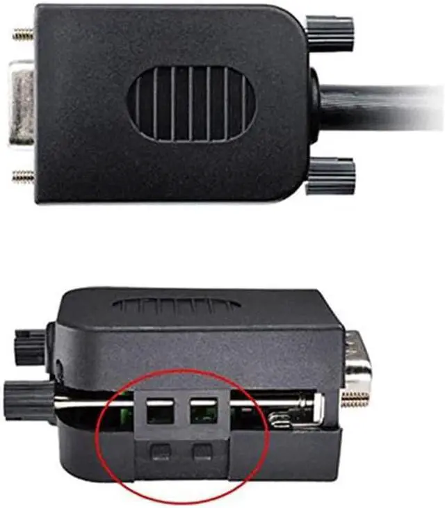 Alt view image 6 of 7 - BONAEVER Connector DB9 RS232 D-SUB Male Serial Adapter 9-pin Port Adapter to Terminal Connector Signal Module with case(Male Connector DB9 5+5 with case A)